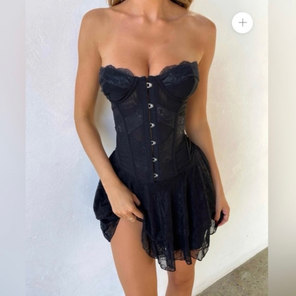 Outcast Black Lace Dress